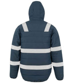 Result Recycled Ripstop Padded Safety Jacket - Navy