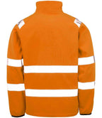 Result Recycled Printable Safety Soft Shell Jacket - Fluorescent Orange