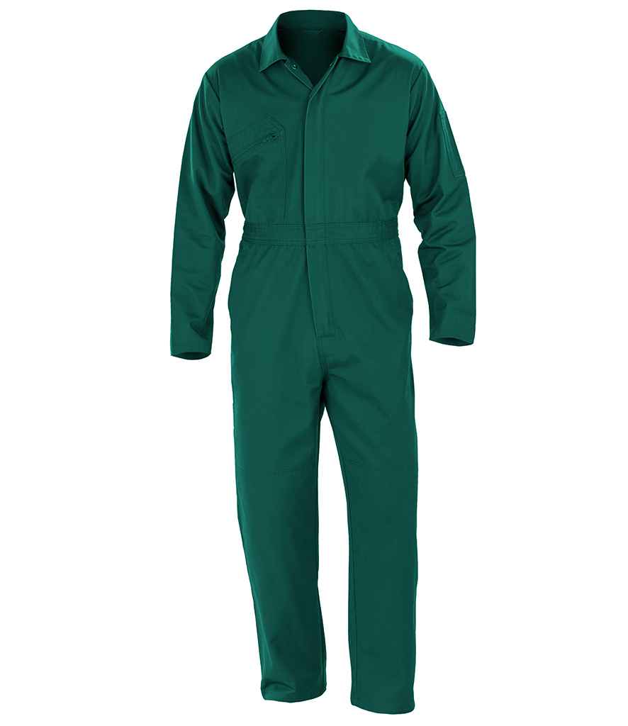 Result Recycled Action Overalls - Bottle Green