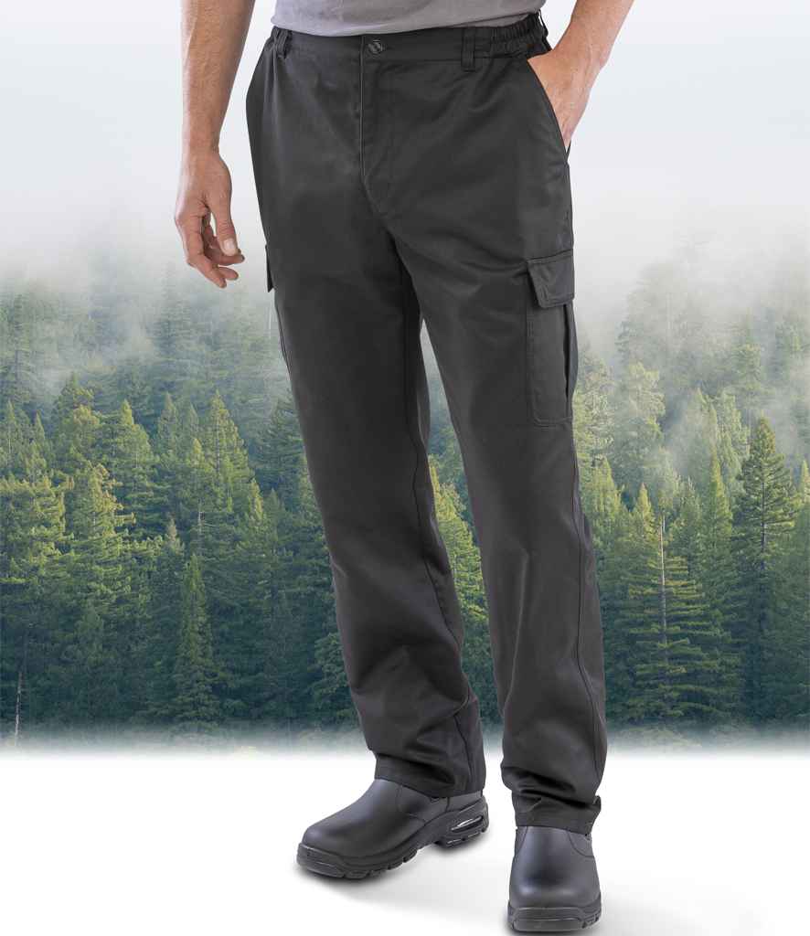 Result Recycled Utility Trousers - Black