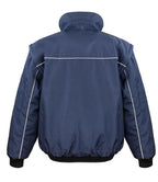 Result Work-Guard Zip Sleeve Heavy Duty Jacket - Navy/Navy