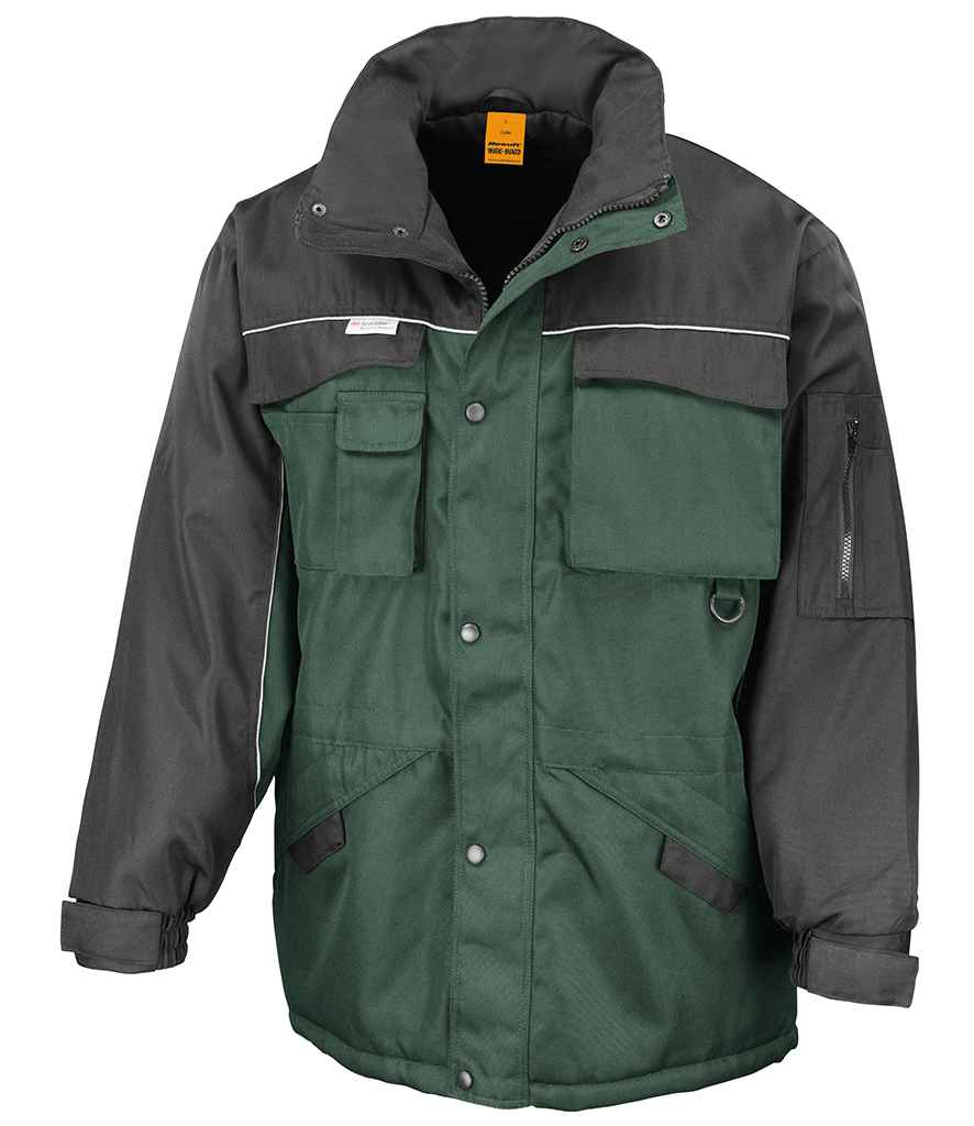 Result Work-Guard Heavy Duty Combo Coat - Bottle Green/Black