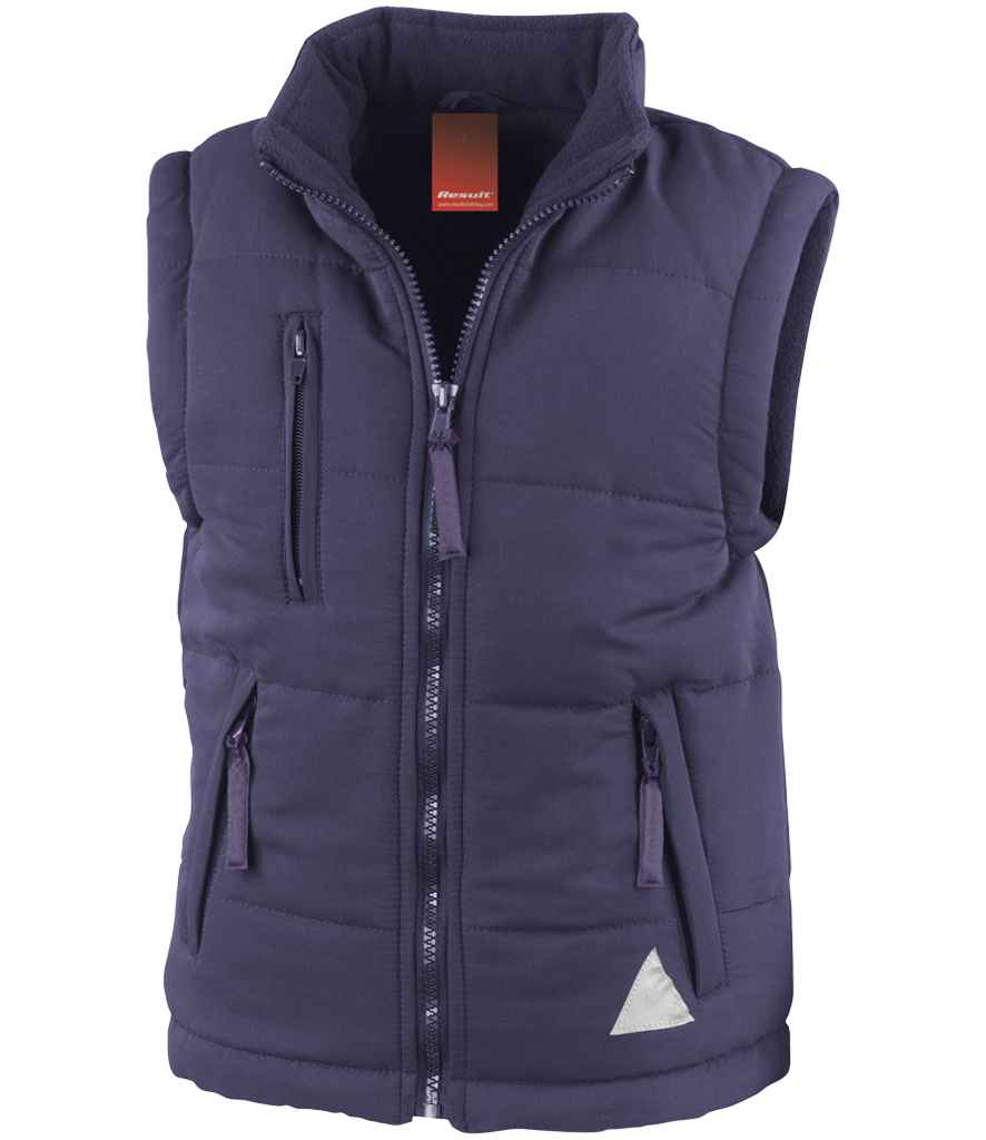 Result Kids Ultra Padded Bodywarmer - Navy