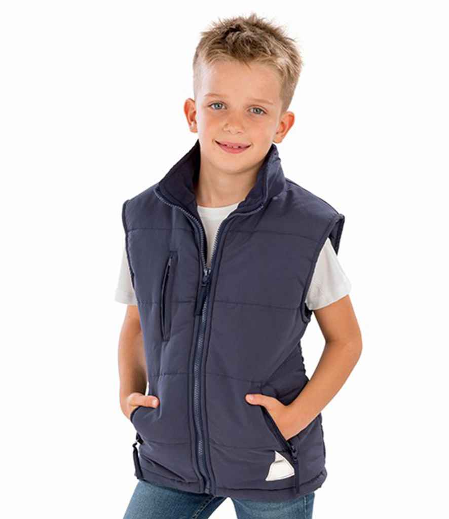 Result Kids Ultra Padded Bodywarmer - Navy