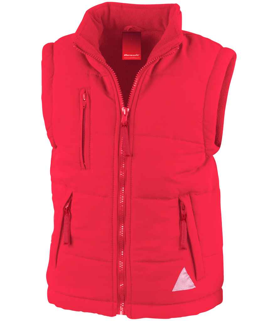 Result Kids Ultra Padded Bodywarmer - Red