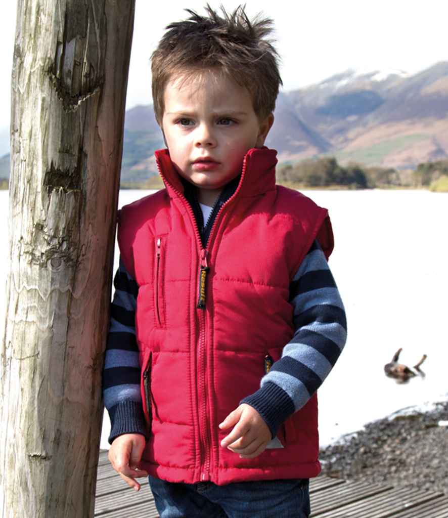 Result Kids Ultra Padded Bodywarmer - Red