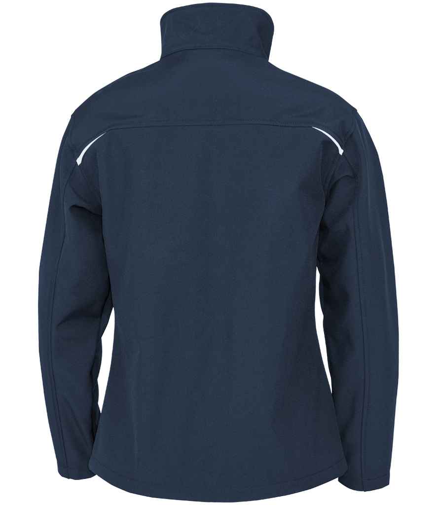 Result Recycled Ladies Three Layer Printable Soft Shell Jacket - Navy