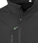 Result Recycled Three Layer Printable Soft Shell Jacket - Black
