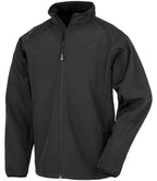 Result Recycled Kids Two Layer Printable Soft Shell Jacket - Black