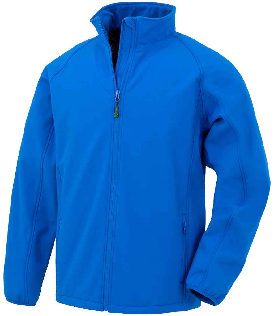 Result Recycled Kids Two Layer Printable Soft Shell Jacket - Royal Blue