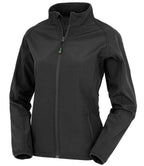 Result Recycled Ladies Printable Soft Shell Jacket - Black