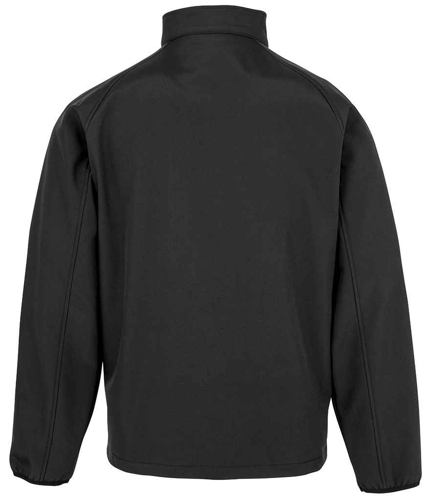Result Recycled Printable Soft Shell Jacket - Black