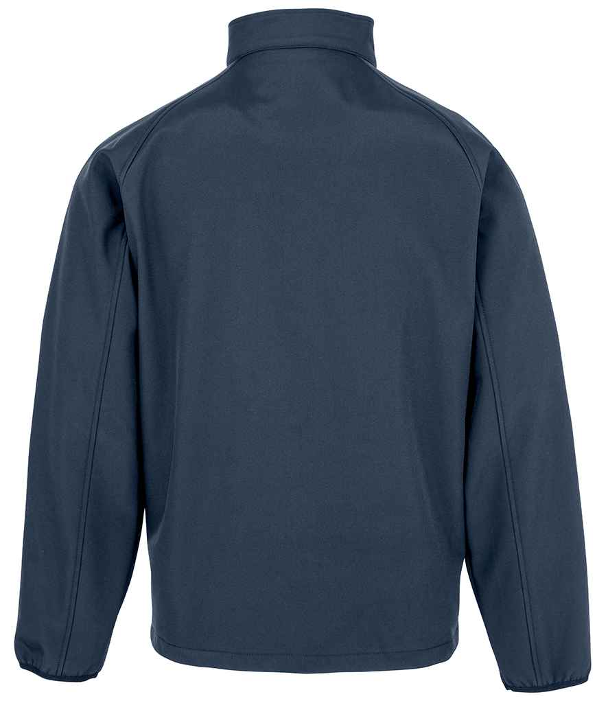 Result Recycled Printable Soft Shell Jacket - Navy