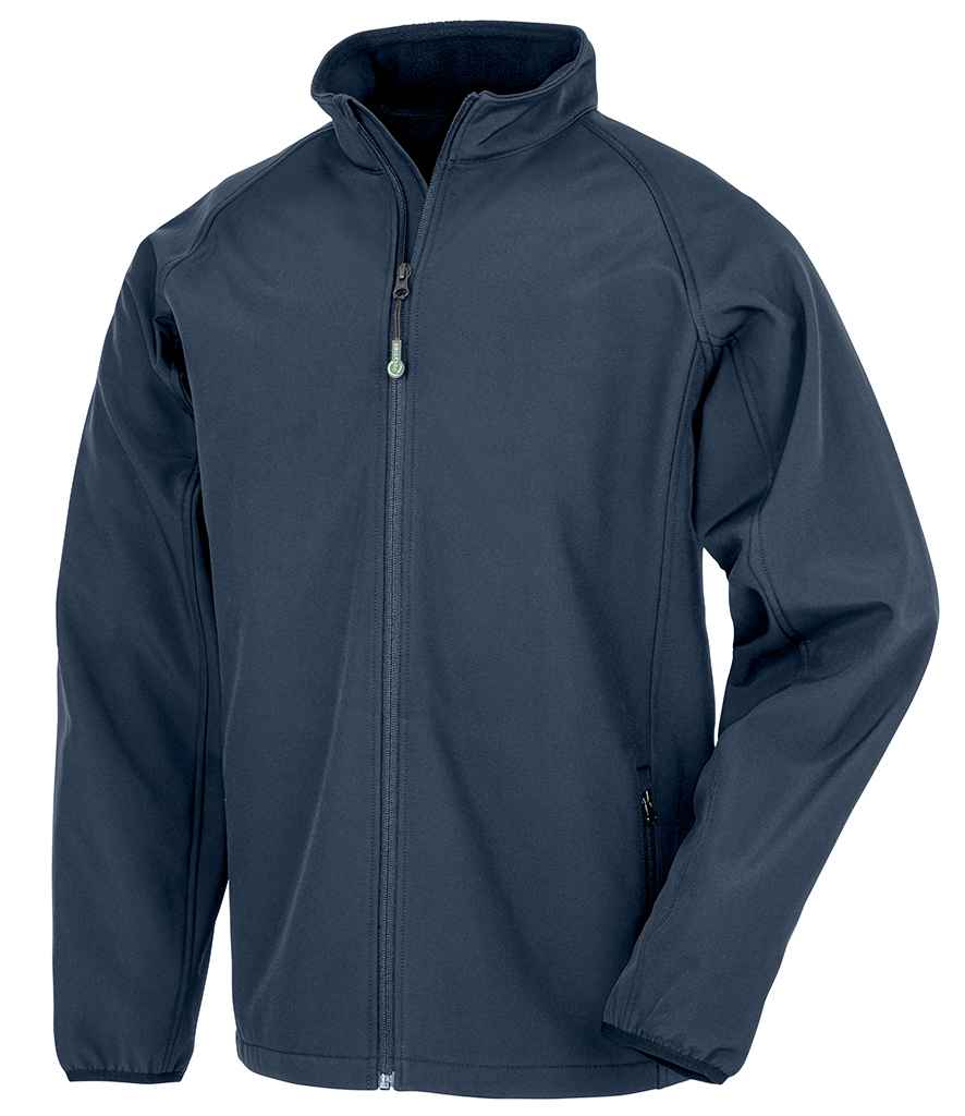 Result Recycled Printable Soft Shell Jacket - Navy