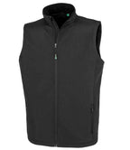 Result Recycled Printable Soft Shell Bodywarmer - Black