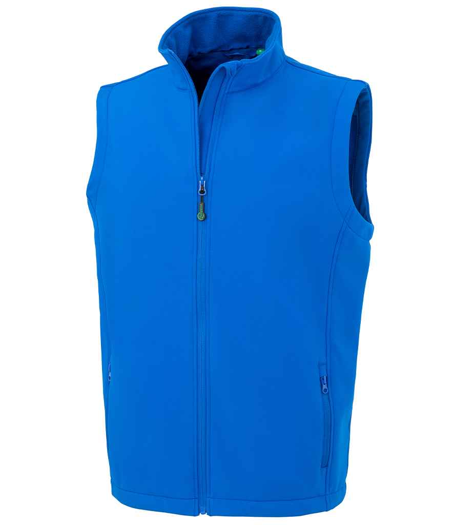 Result Recycled Printable Soft Shell Bodywarmer - Royal Blue