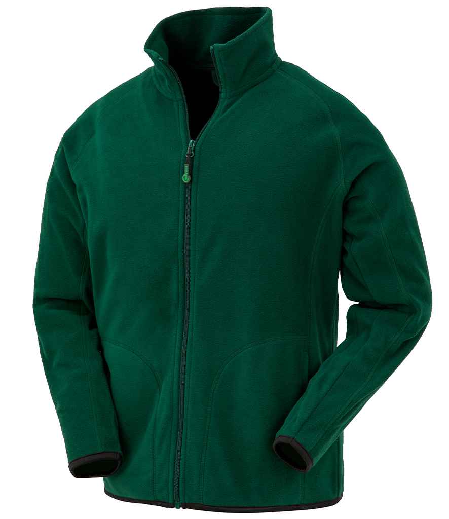 Result Recycled Micro Fleece Jacket - Forest Green