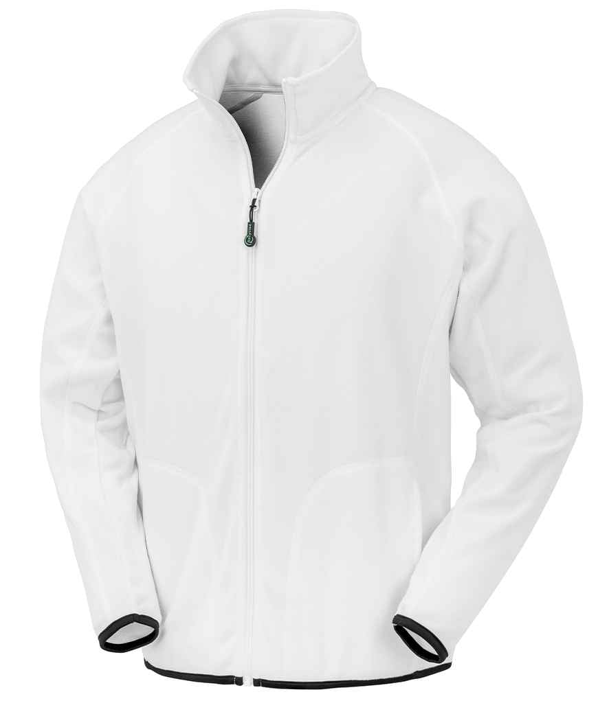 Result Recycled Micro Fleece Jacket - White