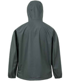 Result Recycled Rainbow Prism PU Waterproof Jacket - Black Olive