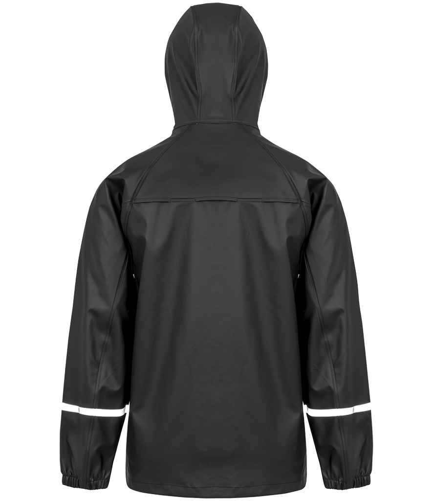 Result Recycled Prism PU Waterproof Jacket - Black
