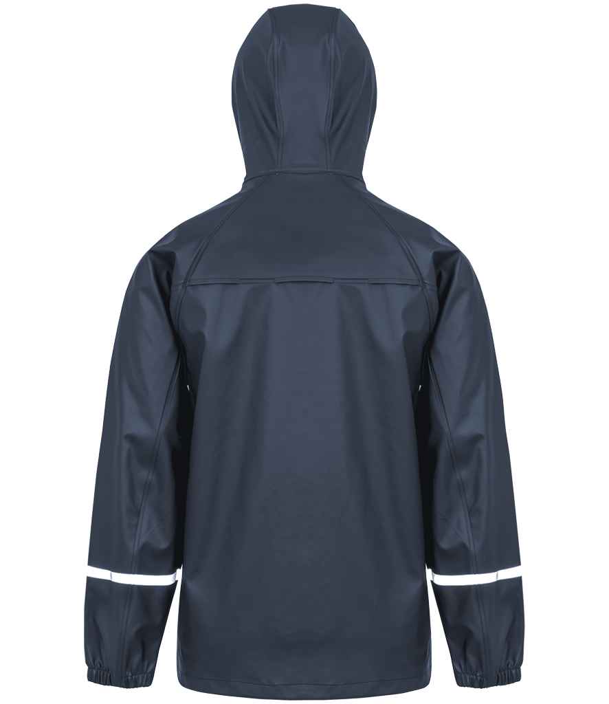 Result Recycled Prism PU Waterproof Jacket - Navy