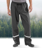 Result Recycled Prism PU Waterproof Trousers - Black