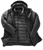 Result Recycled 3-in-1 Padded Ripstop Jacket - Black