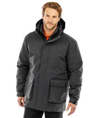 Result Recycled 3-in-1 Padded Ripstop Jacket - Black