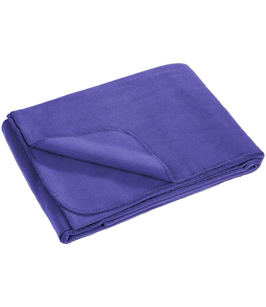 Result Recycled Polarthermic Fleece Blanket - Purple