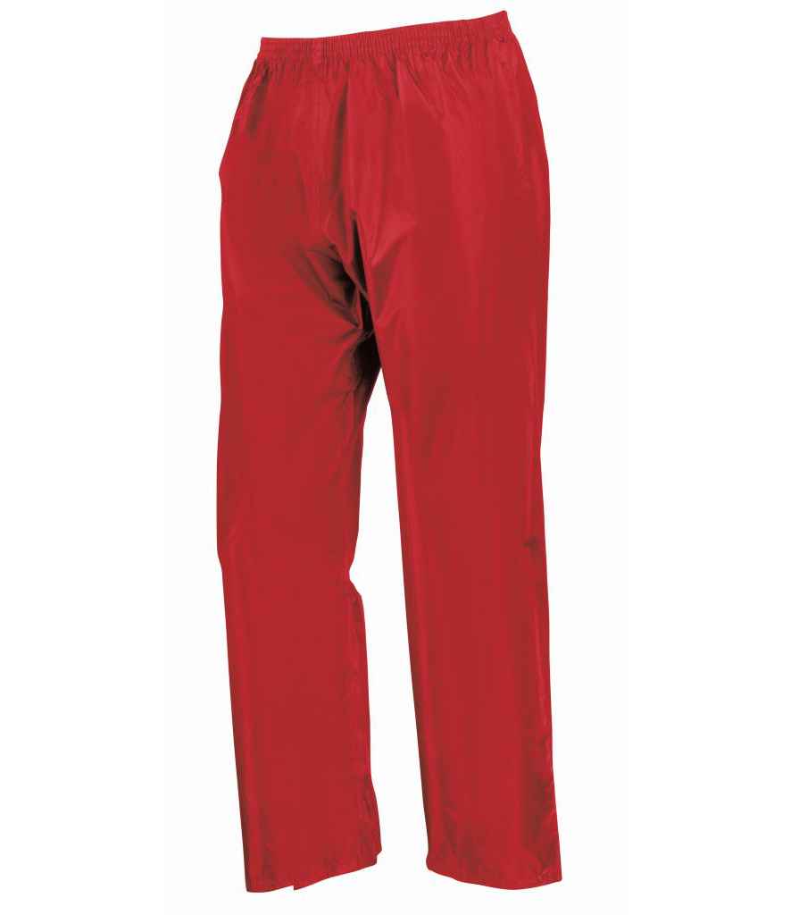Result Kids Waterproof Jacket/Trouser Suit in Carry Bag - Red