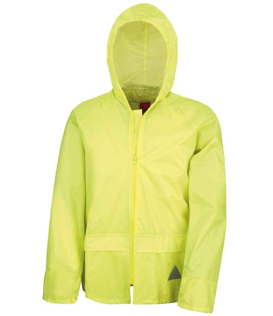 Result Waterproof Jacket/Trouser Suit in Carry Bag - Neon Yellow