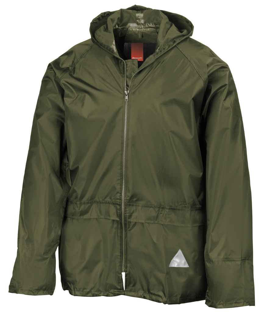 Result Waterproof Jacket/Trouser Suit in Carry Bag - Olive Green