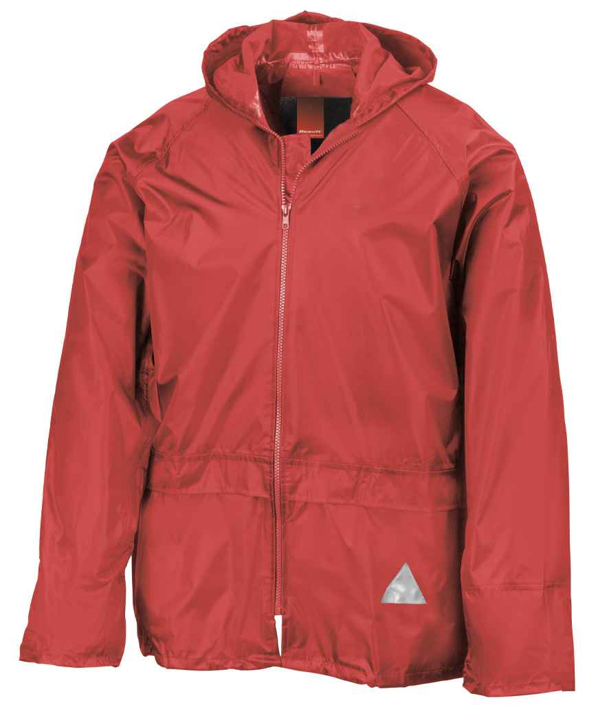 Result Waterproof Jacket/Trouser Suit in Carry Bag - Red