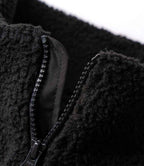 Ravine Unisex Full Zip Borg Fleece Jacket - Black