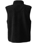 Ravine Unisex Borg Fleece Gilet - Black