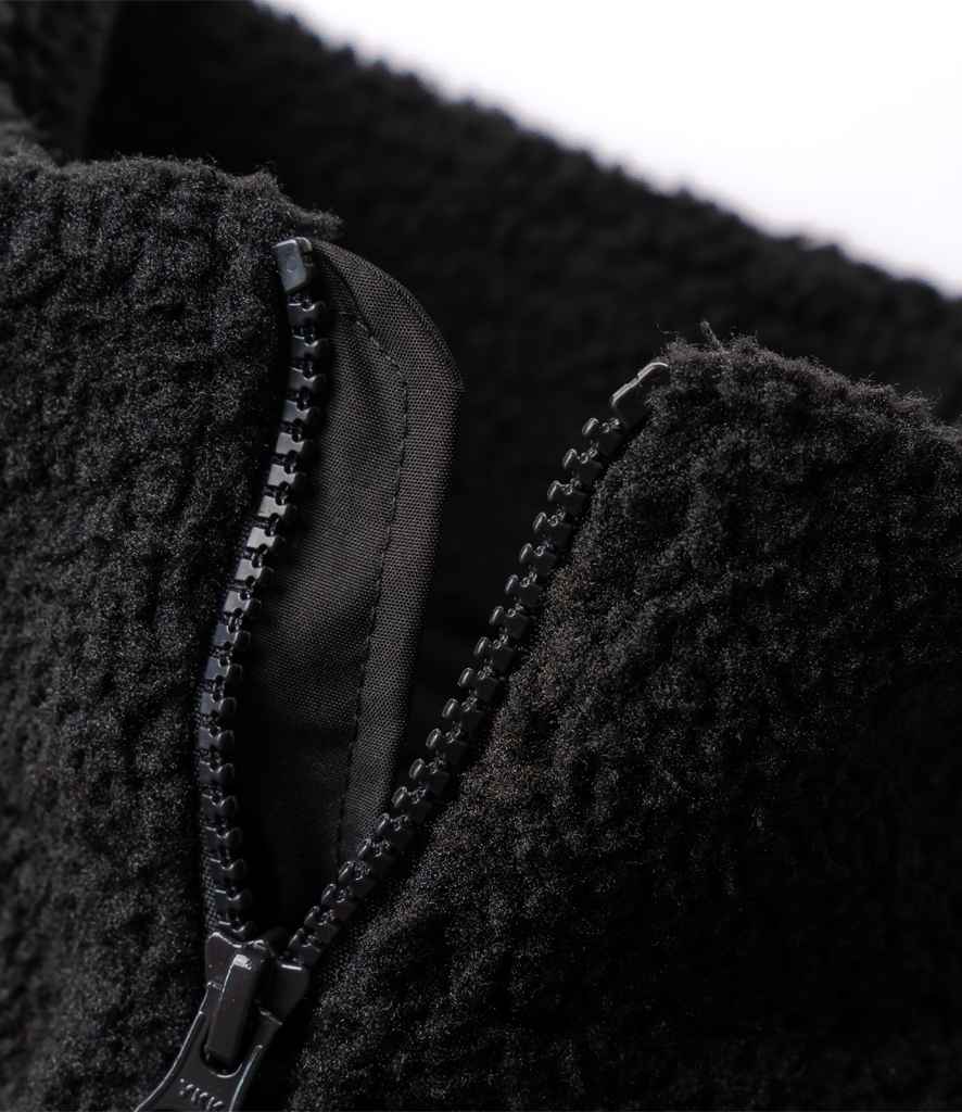 Ravine Unisex Borg Fleece Gilet - Black