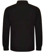 Pro RTX Pro Long Sleeve Piqué Polo Shirt - Black