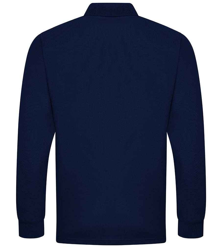 Pro RTX Pro Long Sleeve Piqué Polo Shirt - Navy