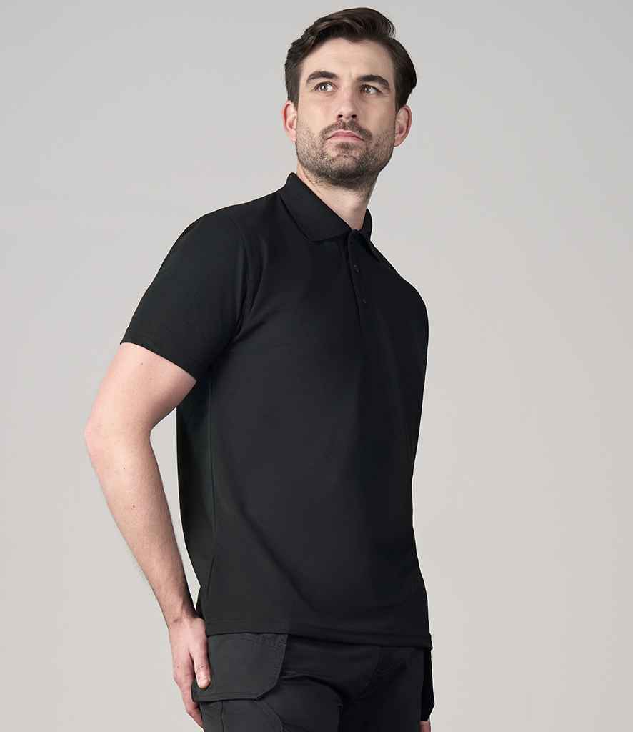 Pro RTX Pro Polyester Polo Shirt - Black