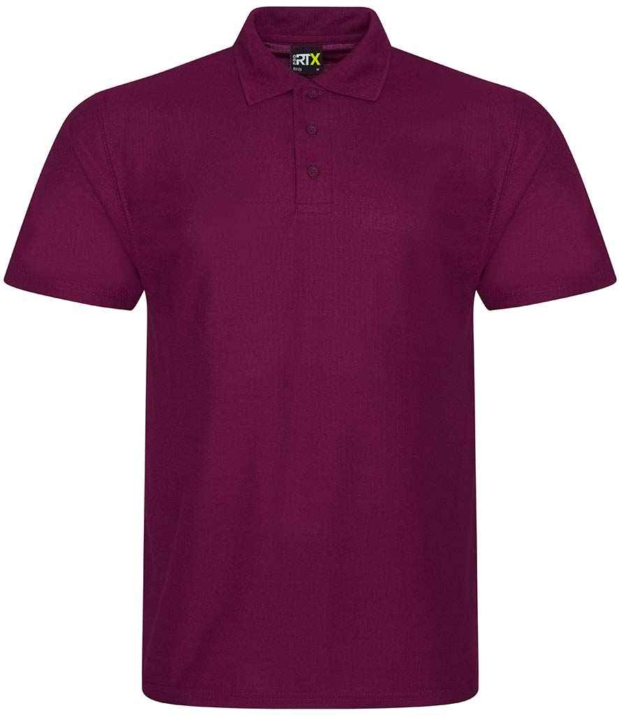Pro RTX Pro Polyester Polo Shirt - Burgundy