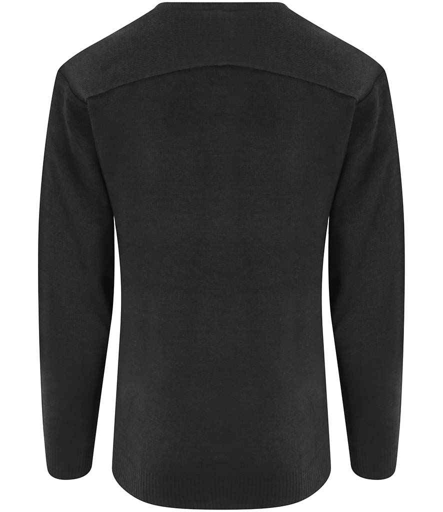 Pro RTX Pro Acrylic V Neck Sweater - Black
