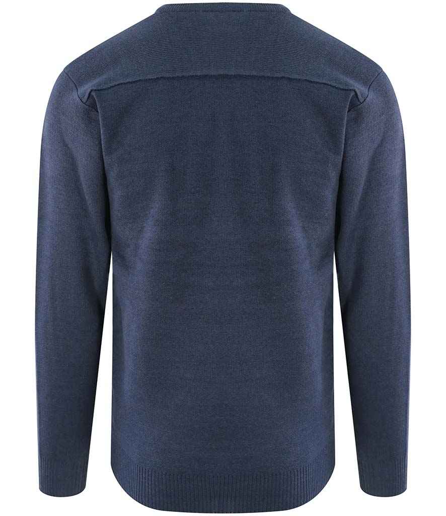 Pro RTX Pro Acrylic V Neck Sweater - Navy