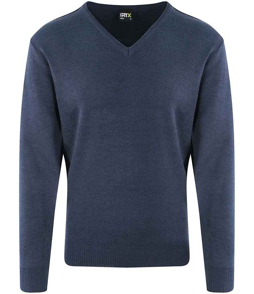 Pro RTX Pro Acrylic V Neck Sweater - Navy