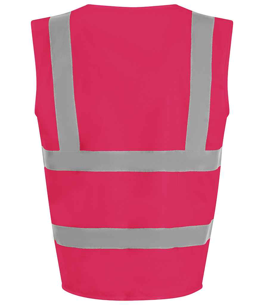 Pro RTX High Visibility Kids Waistcoat - Pink