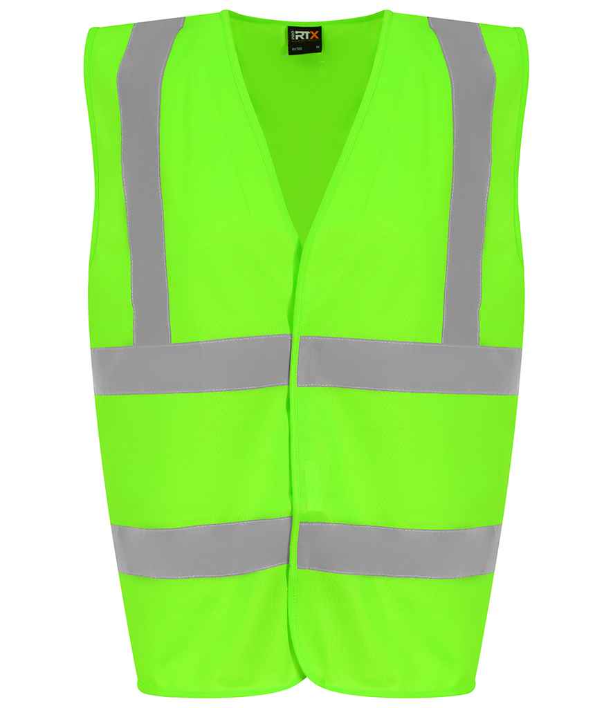 Pro RTX High Visibility Waistcoat - Lime Green