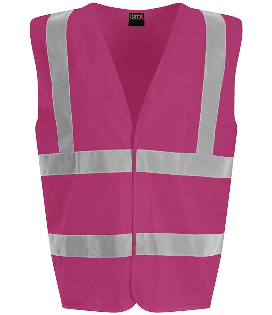 Pro RTX High Visibility Waistcoat - Raspberry