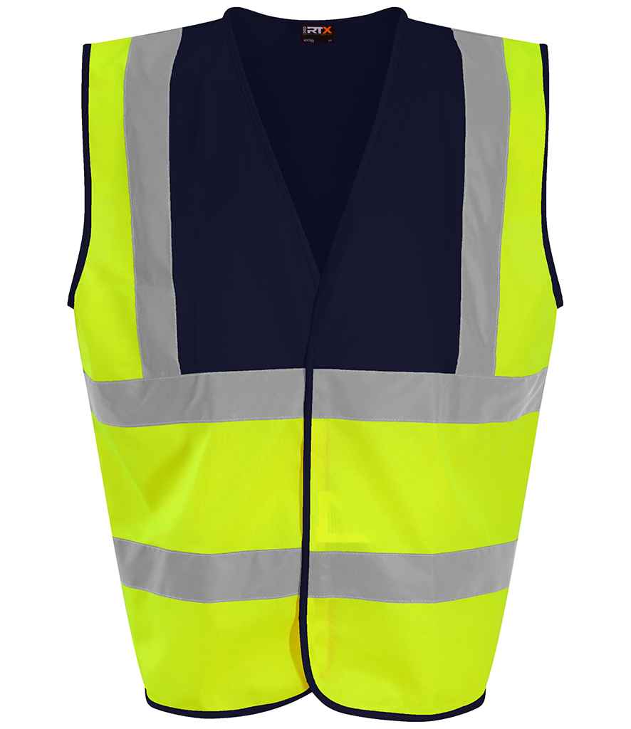 Pro RTX High Visibility Waistcoat - Yellow/Navy