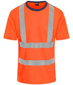 Pro RTX High Visibility T-Shirt - Orange/Navy