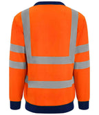 Pro RTX High Visibility Two Tone Sweatshirt - Orange/Navy