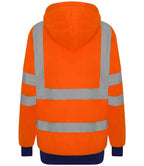 Pro RTX High Visibility Two Tone Hoodie - Orange/Navy